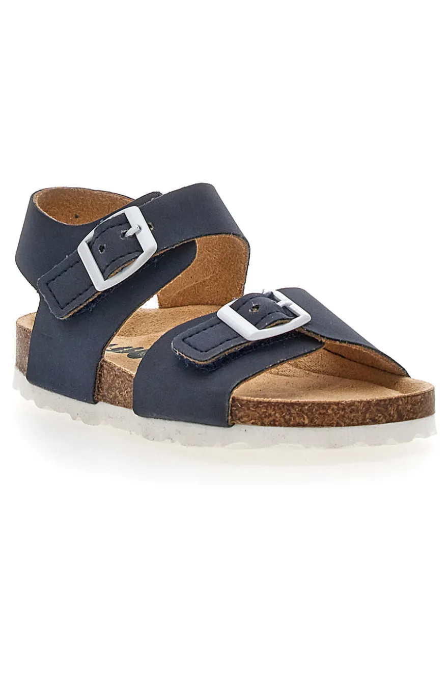 Sandali Blu Con Cinturini Regolabili Asso 15046