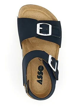 Sandali Blu Con Cinturini Regolabili Asso 15046