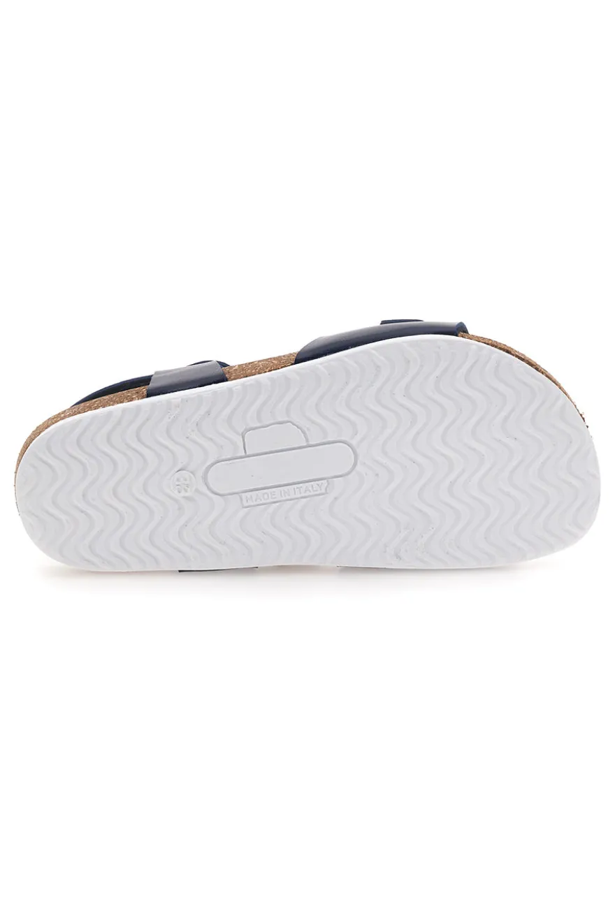 Sandali blu con cinturini Made in Italy Pittarello Bio 257A066SR