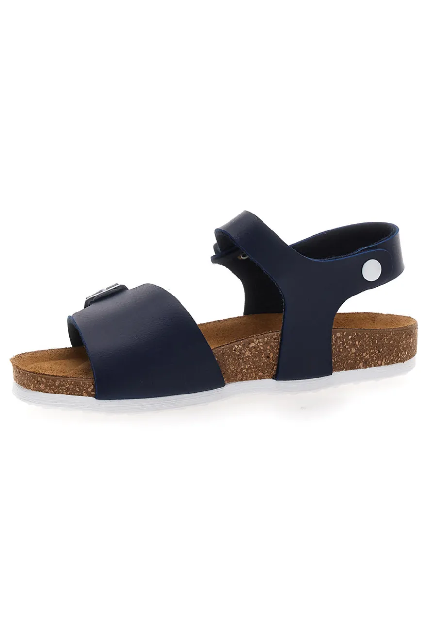 Sandali blu con cinturini Made in Italy Pittarello Bio 257A066SR