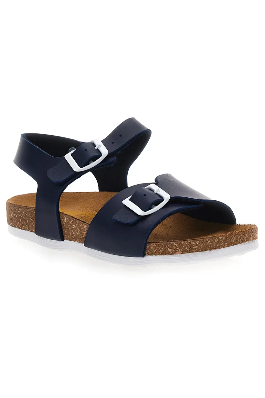 Sandali blu con cinturini Made in Italy Pittarello Bio 257A066SR