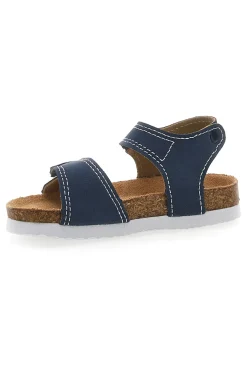 Sandali blu con doppia fascia e fibbia regolabile Pitt Kids 14128
