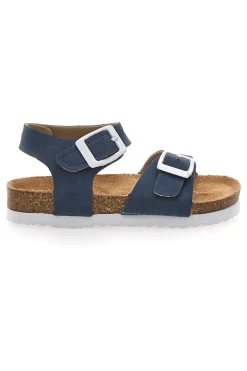 Sandali blu con doppia fibbia PITT KIDS 14466