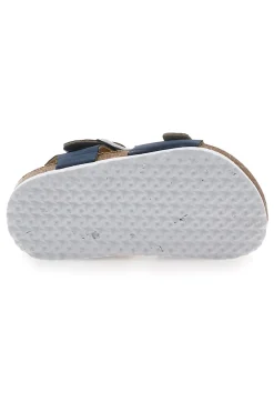 Sandali blu con doppia fibbia PITT KIDS 14466