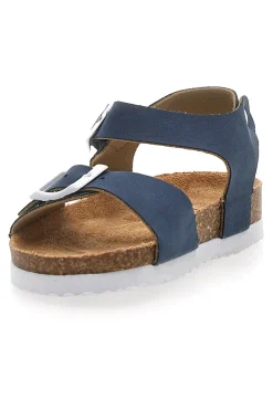 Sandali blu con doppia fibbia PITT KIDS 14466