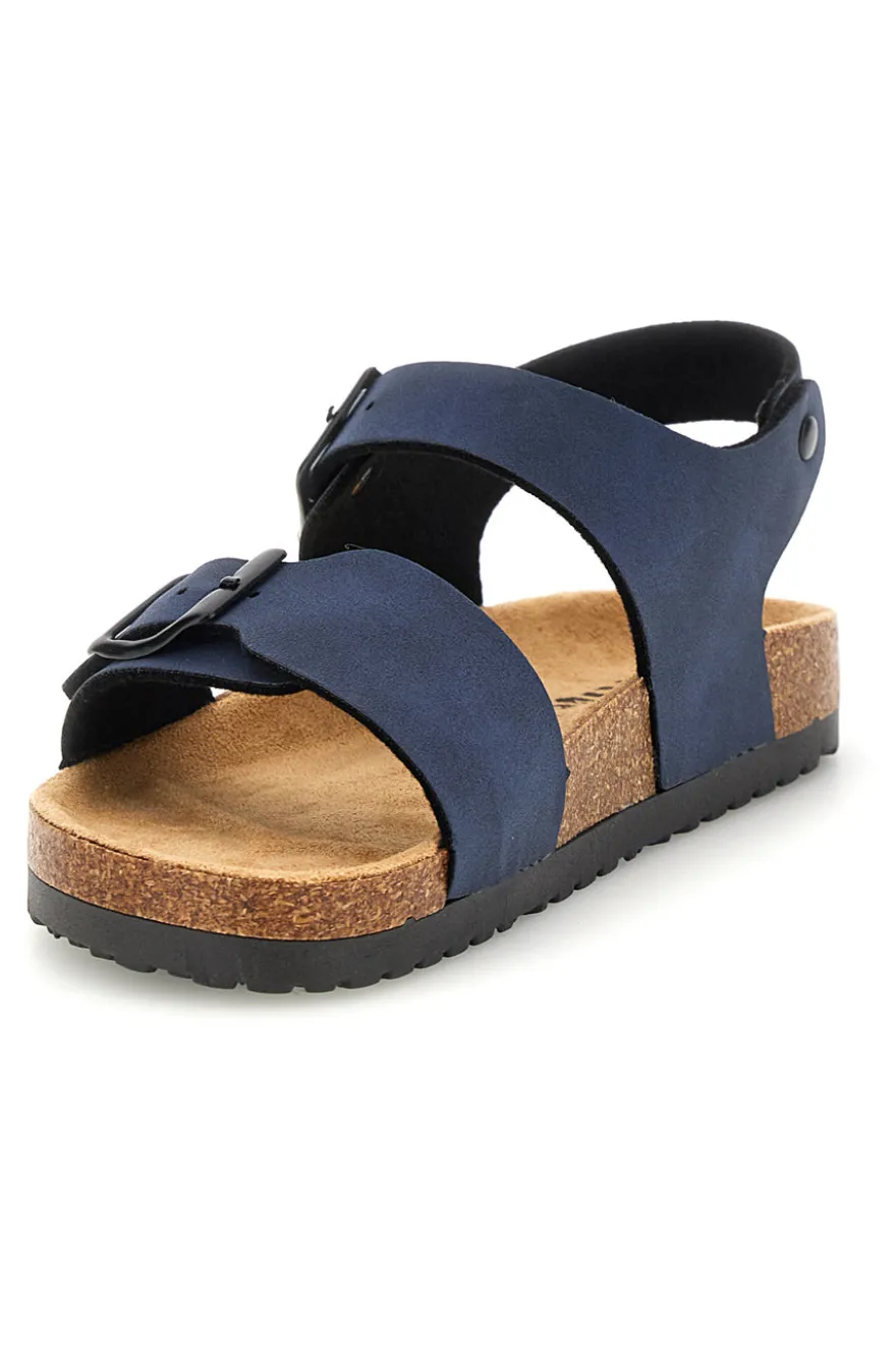 Sandali Blu con Doppia Fibbia Pitt kids 14605