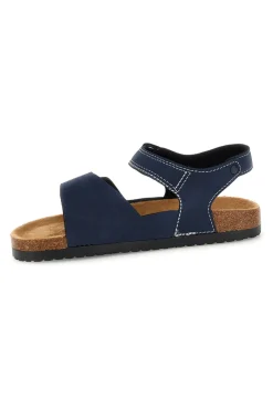 Sandali blu con doppio strappo Pitt kids 14604