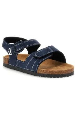Sandali blu con doppio strappo Pitt kids 14604
