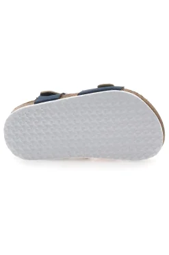 Sandali blu con fantasia e strappo PITT KIDS 14514