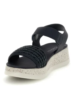 Sandali blu con fascia intrecciata suola comfort Plocadi Bza9052612