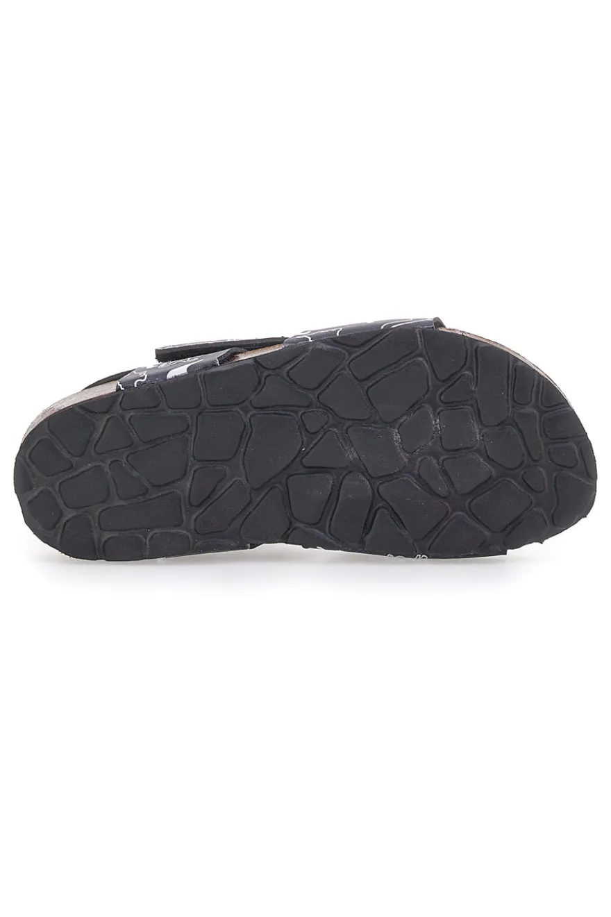 Sandali Blu con Fibbia e Dinosauri Pitt Kids 45289