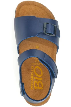 Sandali blu con fibbia e cinturino regolabile Pittarello Bio 257A080SR