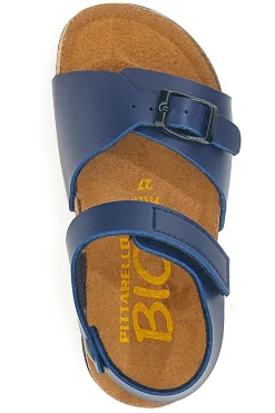 Sandali blu con fibbia e cinturino regolabile Pittarello Bio 257A080SR