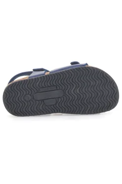 Sandali blu con fibbia e cinturino regolabile Pittarello Bio 257A080SR