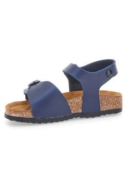 Sandali blu con fibbia e cinturino regolabile Pittarello Bio 257A080SR