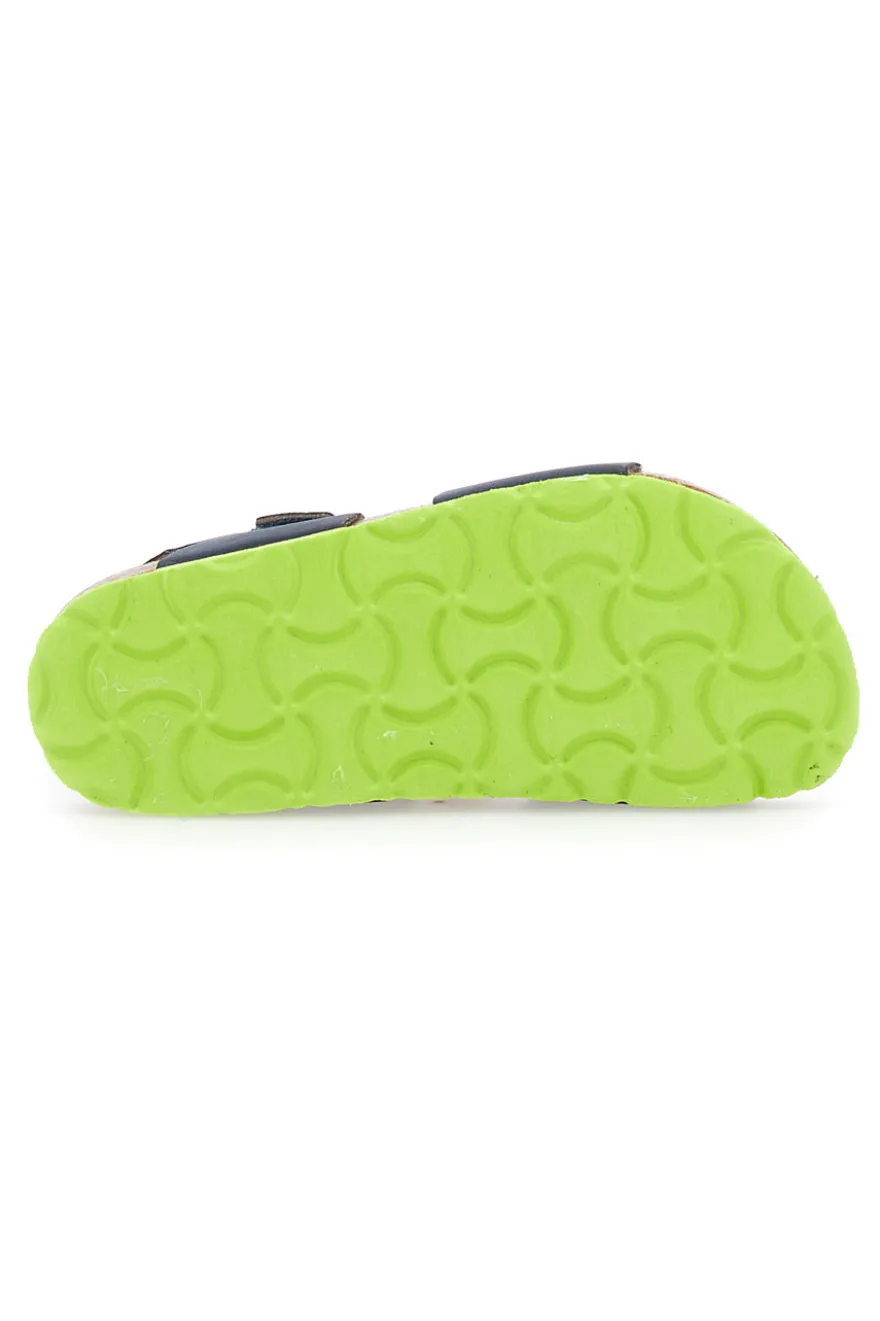 Sandali Blu con Fibbie Asso 16210