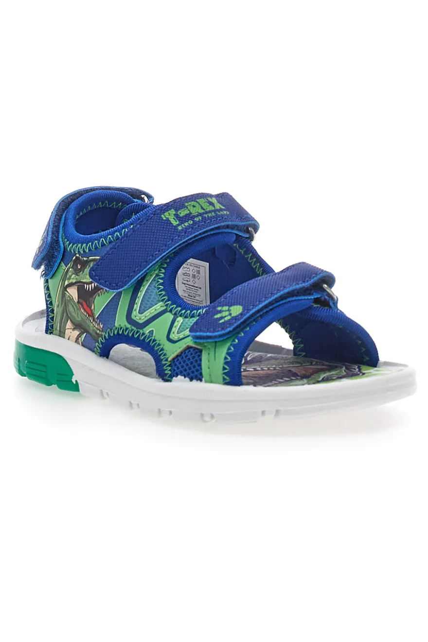 Sandali blu con luci Dinosauro S8020137S