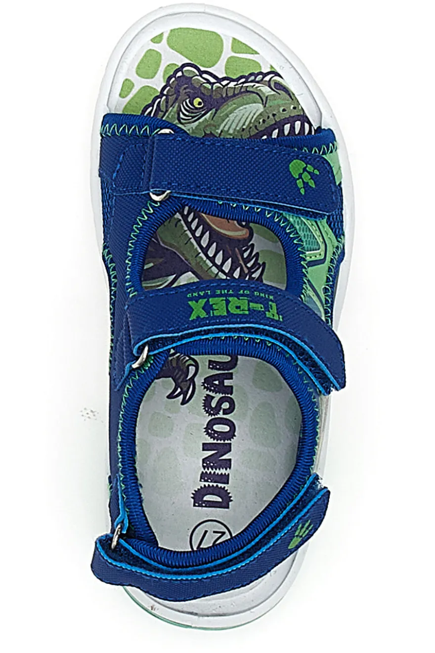 Sandali blu con luci Dinosauro S8020137S