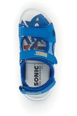 Sandali blu con luci e strappi Sonic N9610074S
