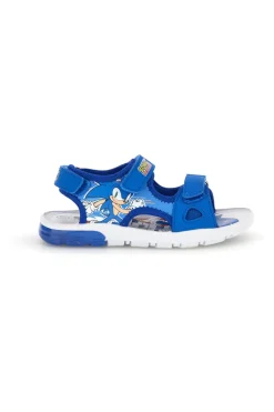 Sandali blu con luci e strappi Sonic N9610074S