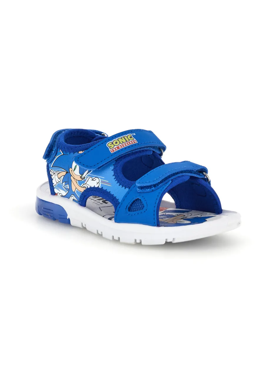 Sandali blu con luci e strappi Sonic N9610074S
