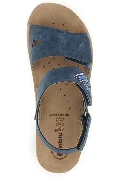 Sandali blu con plantare anatomico Inblu 66 FC