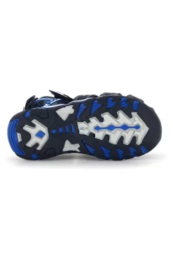 Sandali blu con punta chiusa e chiusura a strappo Pitt kids 15113