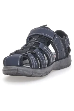 Sandali blu con punta chiusa e velcro CANGURO CA1013