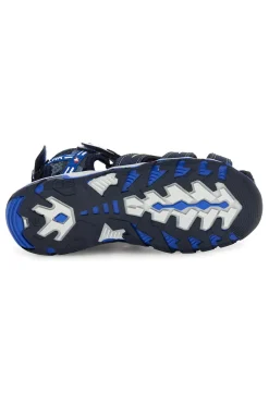 Sandali blu con punta chiusa e chiusura a strappo Pitt kids 15113