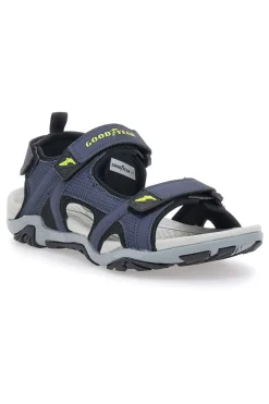 Sandali Blu Con Strappi in Velcro Goodyeas 31048