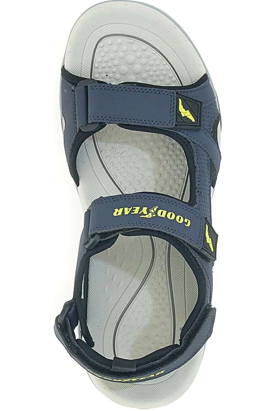 Sandali Blu Con Strappi in Velcro Goodyeas 31048