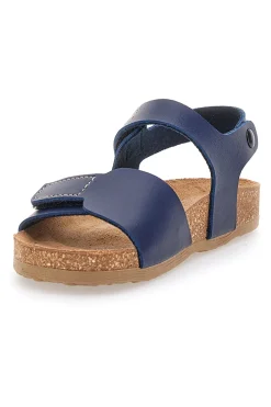 Sandali Blu Con Strappi In Velcro Pittarello Bio 257081