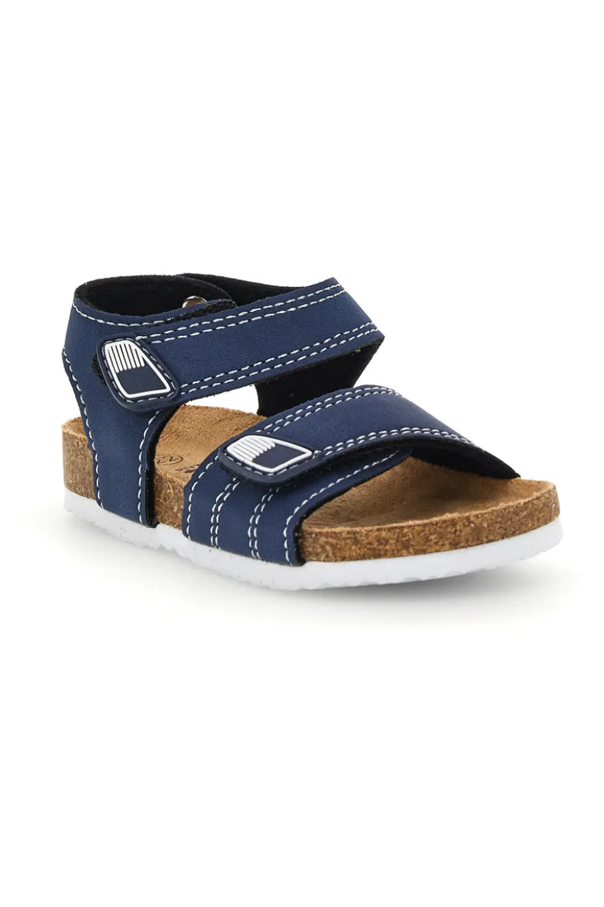 Sandali blu con strappi Pitt kids 14128