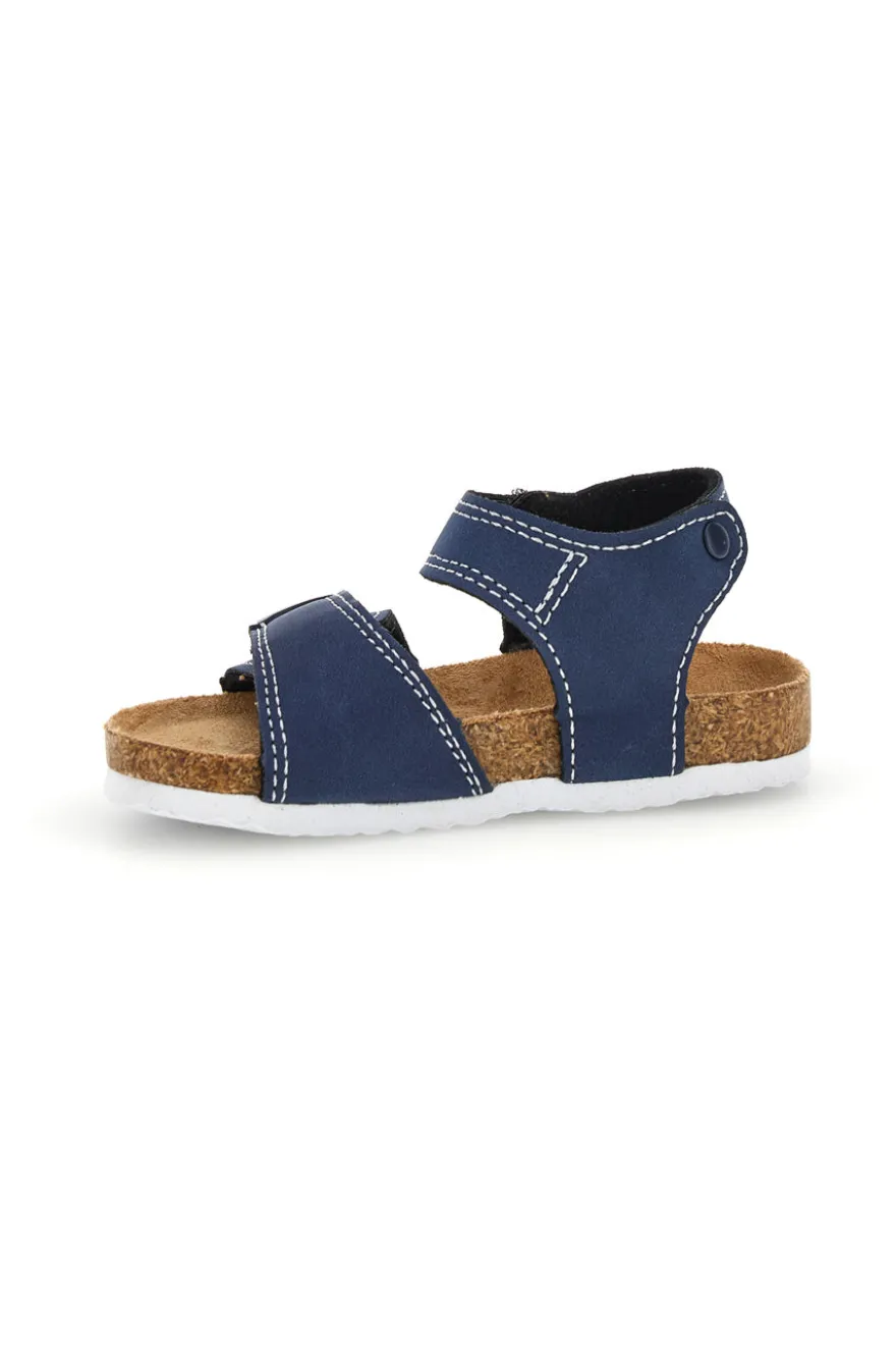 Sandali blu con strappi Pitt kids 14128