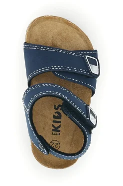 Sandali blu con strappi Pitt kids 14128