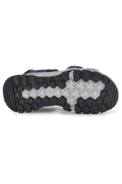 Sandali blu con strappi The first active F8102