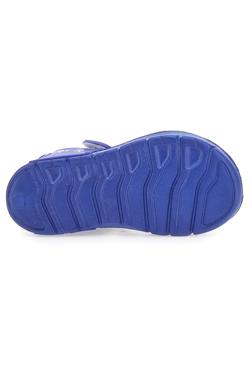Sandali Blu Con Strappo in Velcro Dinosaur S8020049S