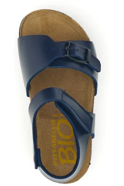 Sandali blu con strappo Pittarello bio 257A080SR