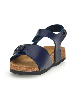 Sandali blu con strappo Pittarello bio 257A080SR