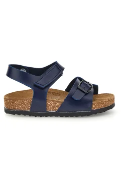 Sandali blu con strappo Pittarello bio 257A080SR