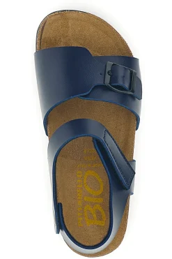 Sandali blu con strappo Pittarello bio 257A080SR