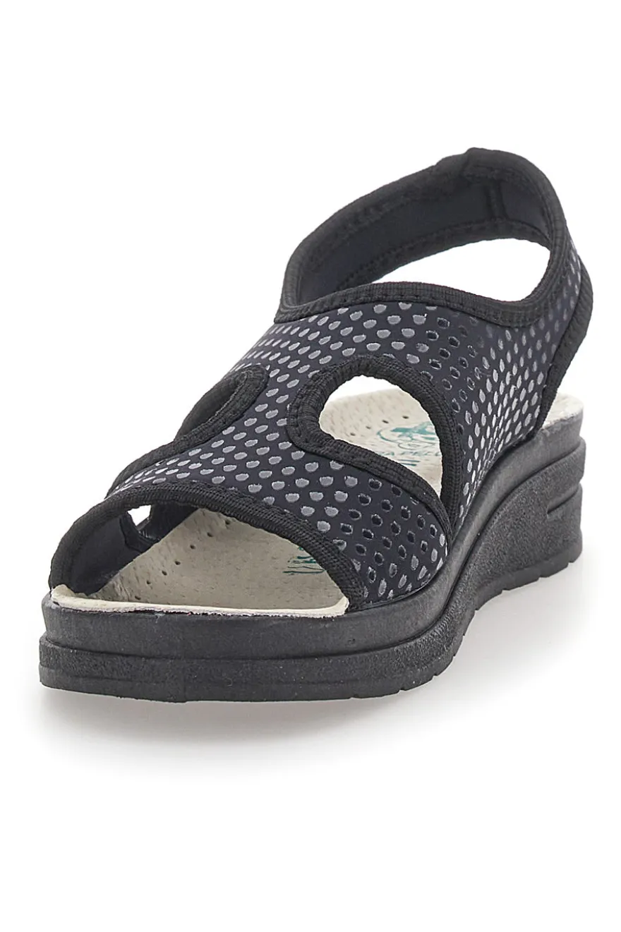 Sandali Blu con Tomaia in Vera Pelle BIO UP 721