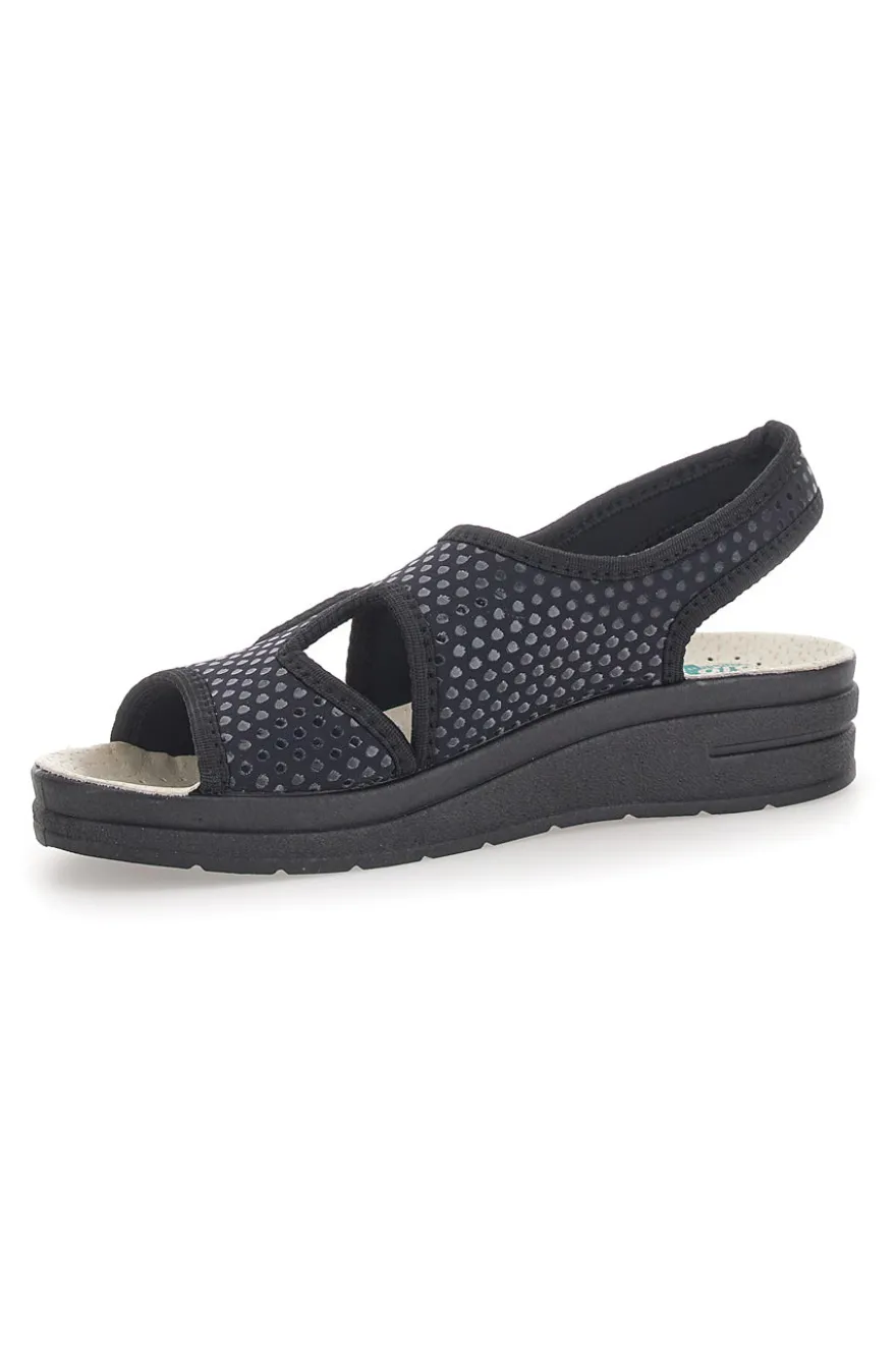 Sandali Blu con Tomaia in Vera Pelle BIO UP 721