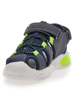 Sandali Blu con Velcro Pitt Kids 2205003