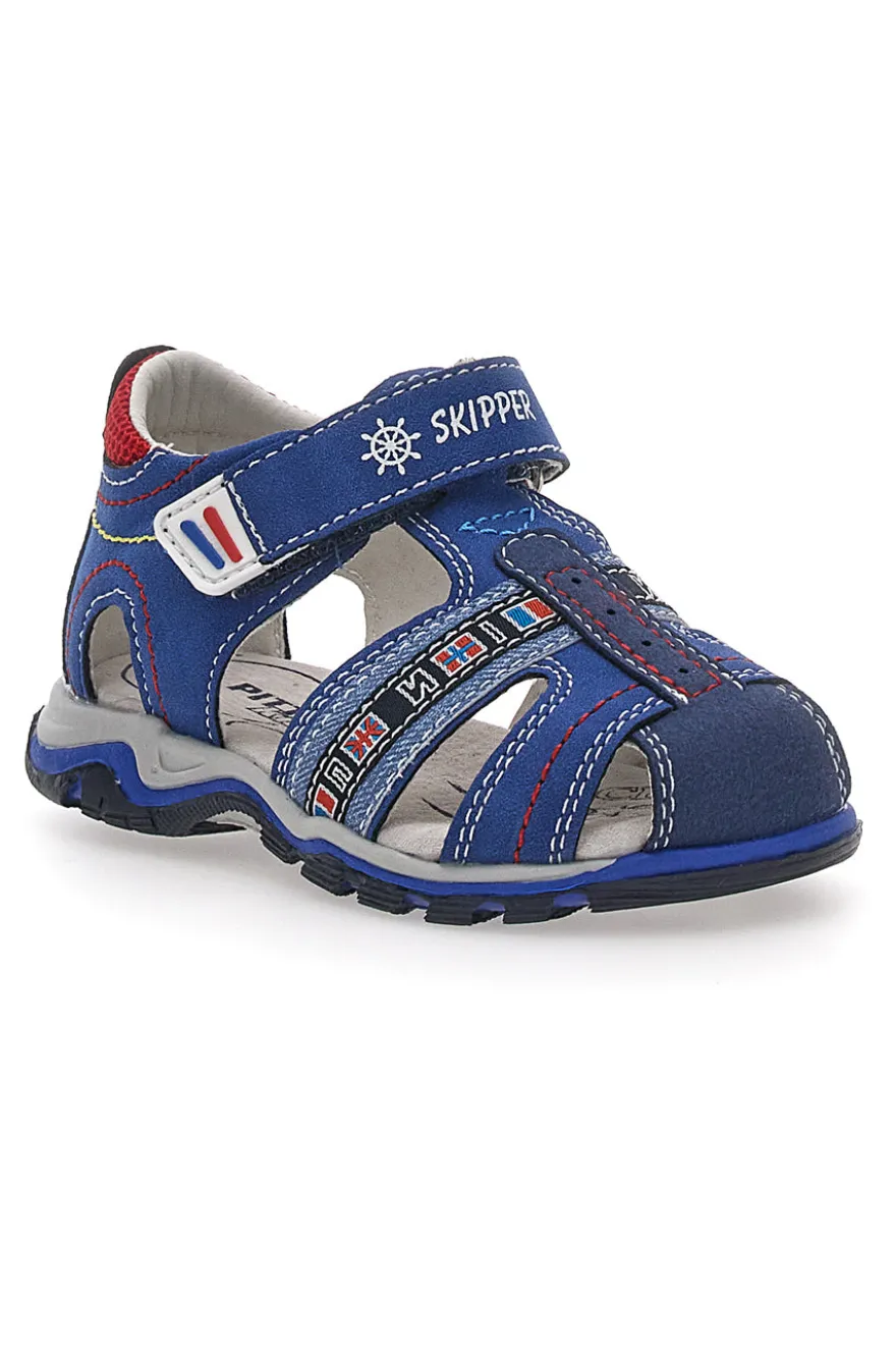 Sandali blu con Velcro Pitt Kids 14356