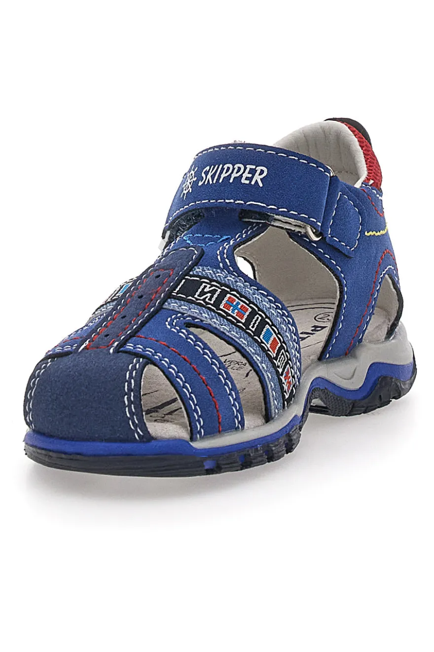 Sandali blu con Velcro Pitt Kids 14356