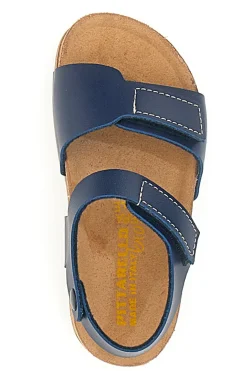 Sandali Blu Con Velcro Pittarello Bio 257081