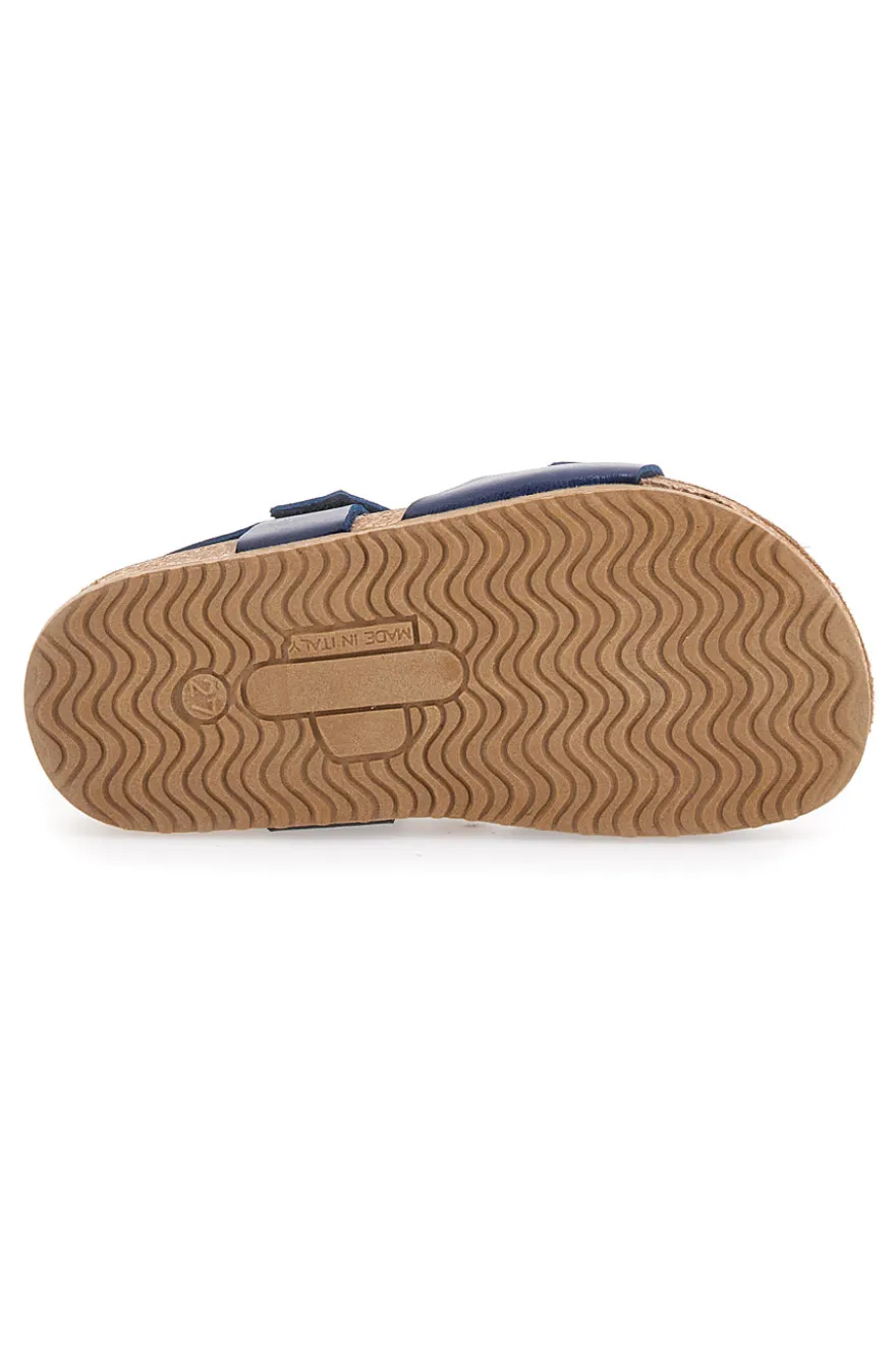 Sandali Blu Con Velcro Pittarello Bio 257081