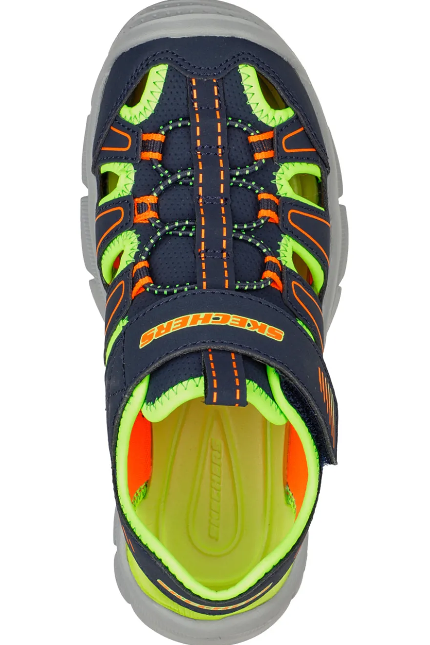 Sandali Blu da Bimbi Skechers Relis-Valder