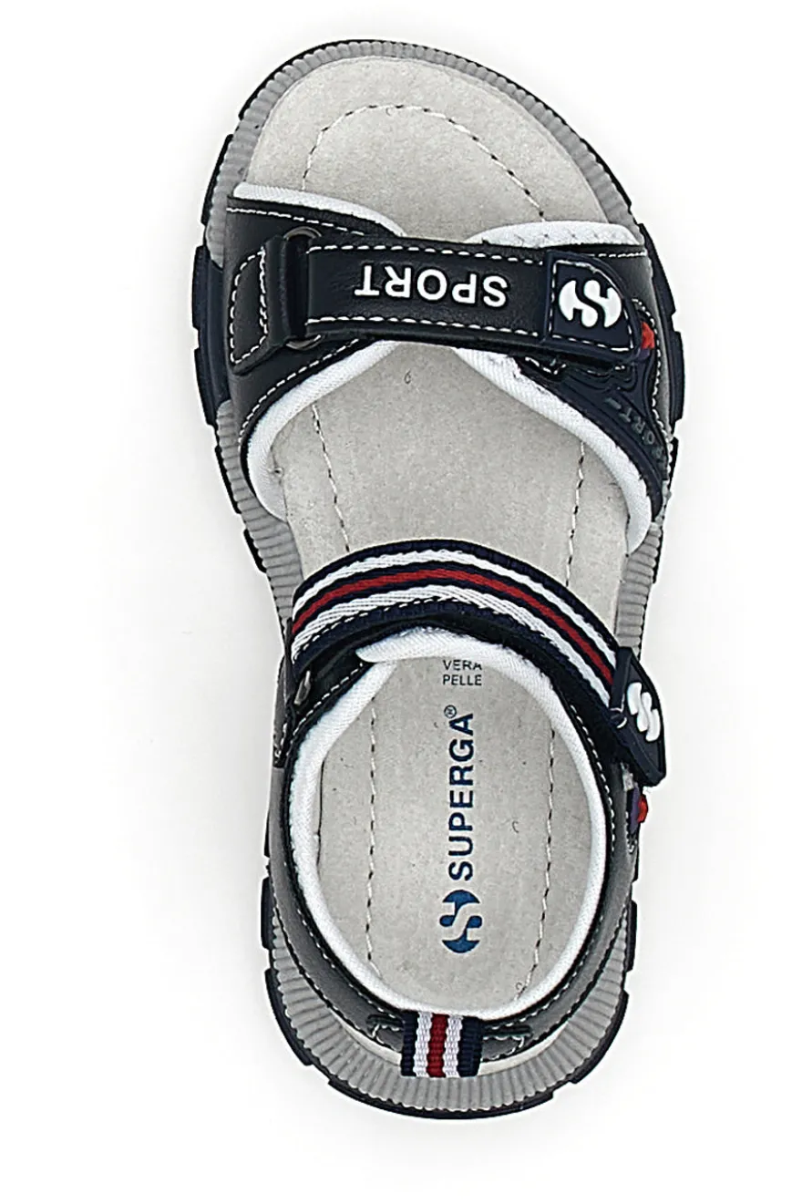 Sandali blu da Bimbo Casual Superga 63278